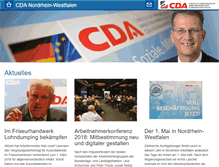 Tablet Screenshot of cda-nrw.de